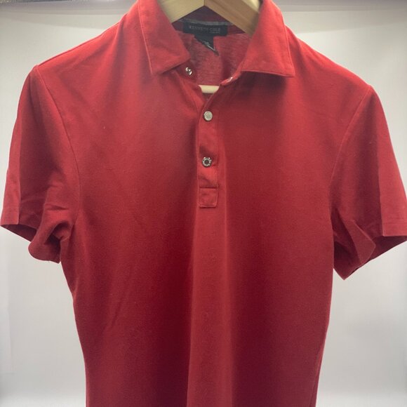 Kenneth Cole Men's Red Polo, Large - Picture 1 of 2